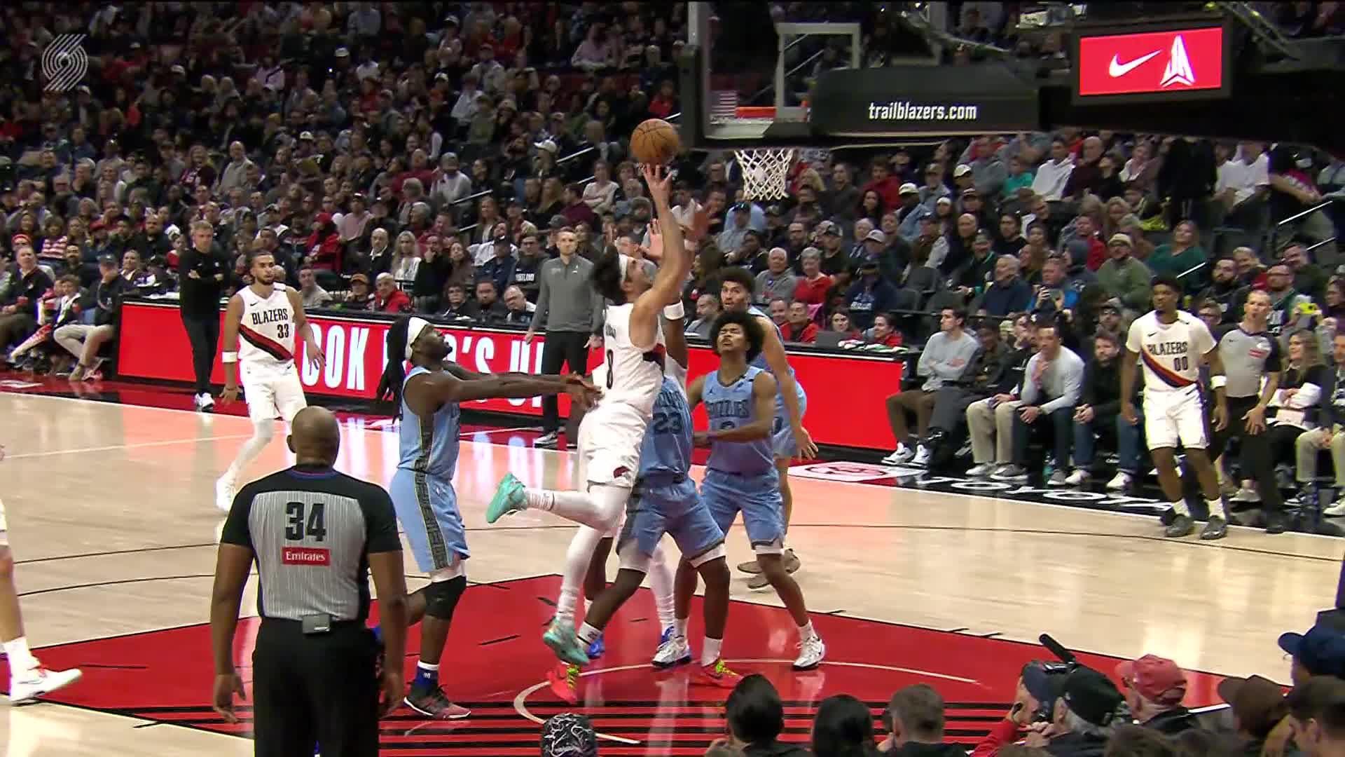 Portland Trail Blazers vs. Memphis Grizzlies - 4th Quarter Highlights