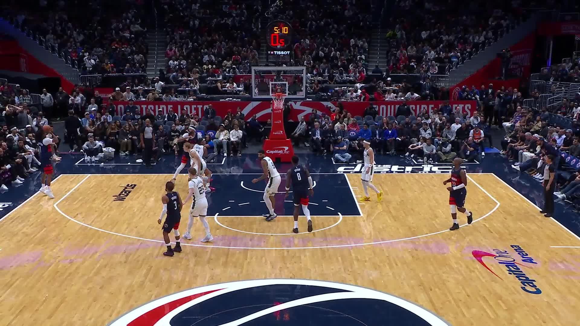 Washington Wizards vs. Milwaukee Bucks - 1st Half Highlights