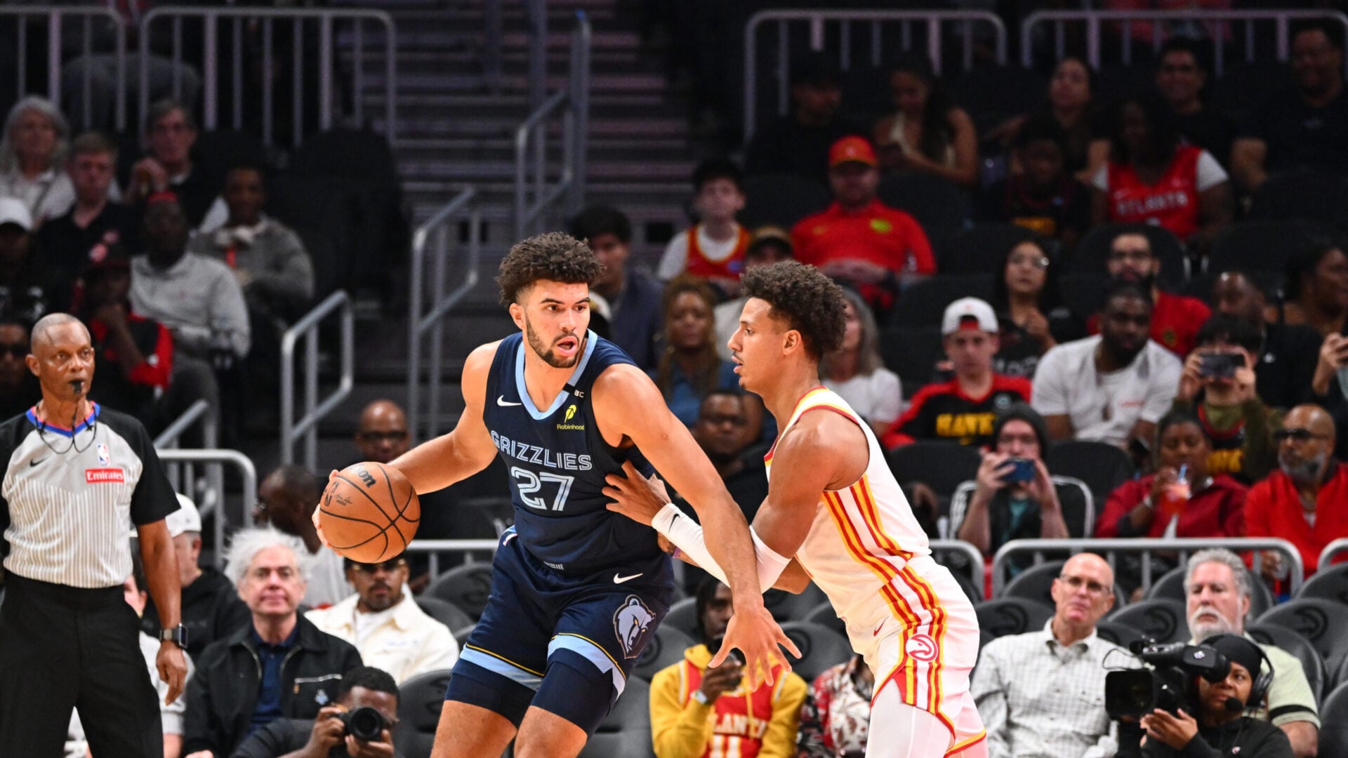Cameron Boozer scores his 1st preseason bucket