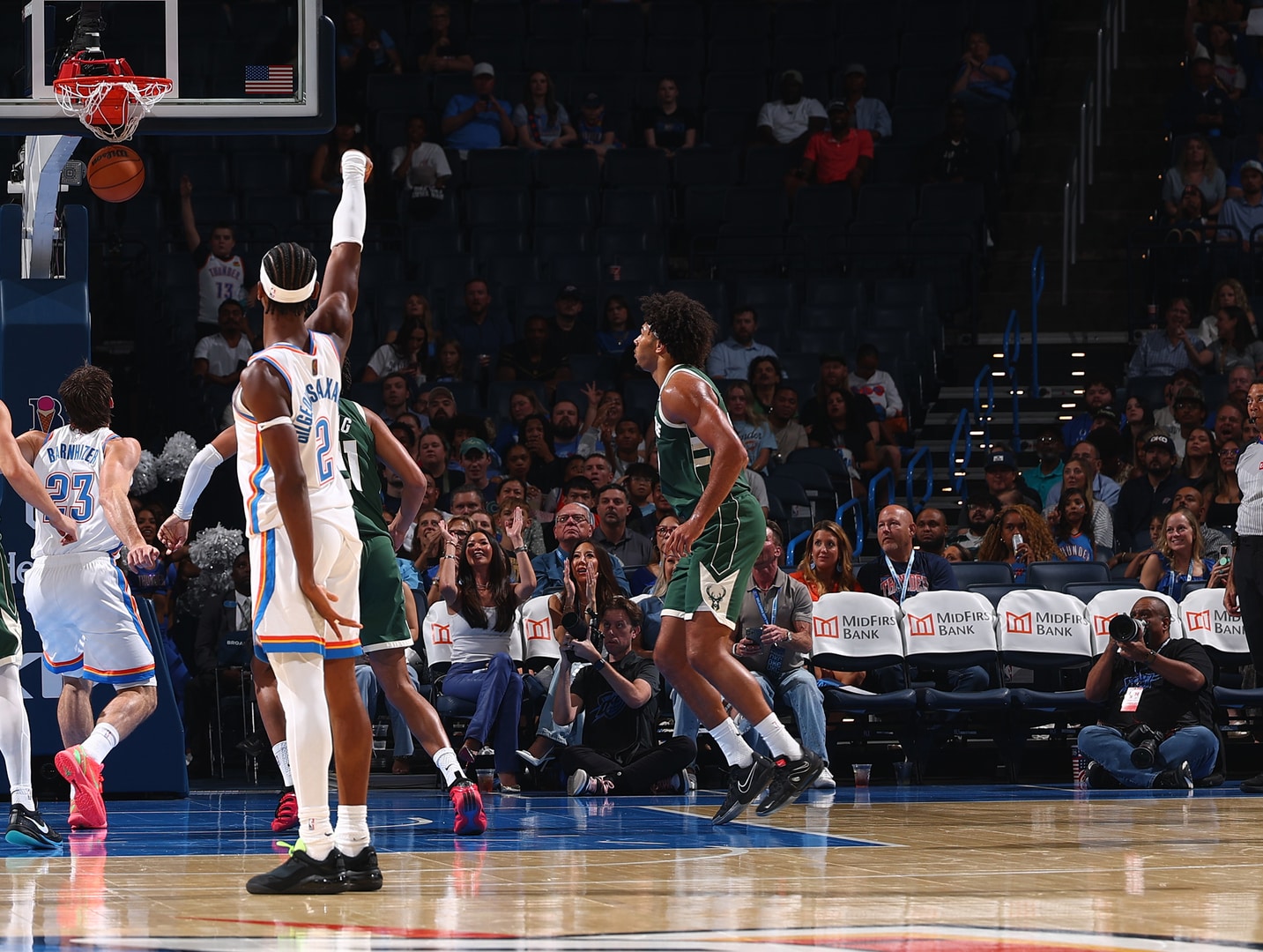 Shai goes deep in his bag on this jumper