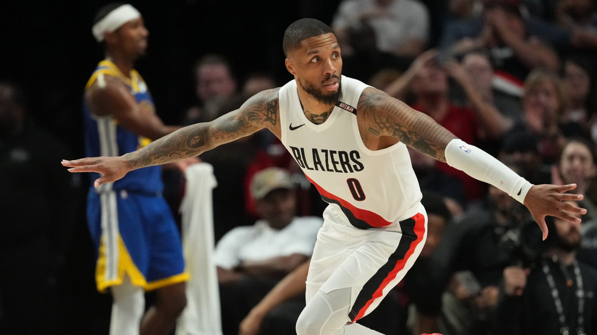 Damian Lillard is back on the court for the Trail Blazers with something to prove