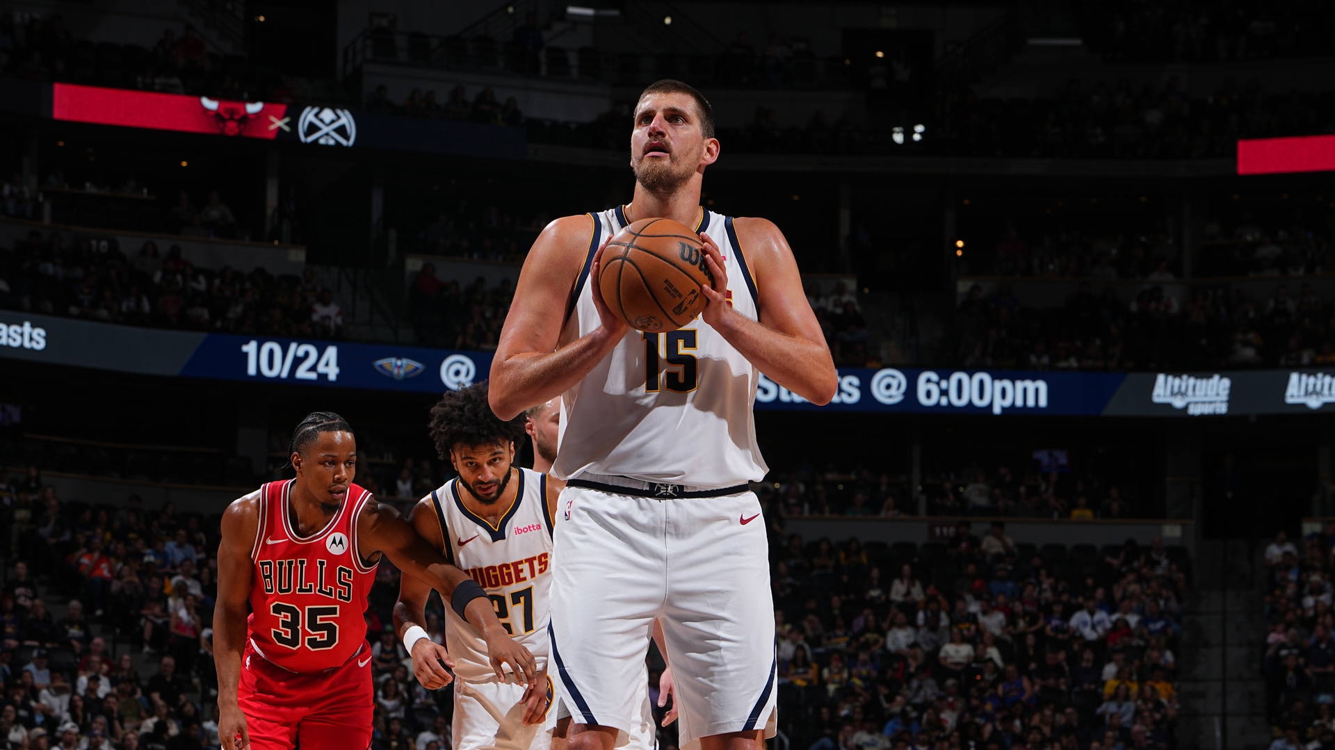 Jokić's preseason matchup vs. the Bulls