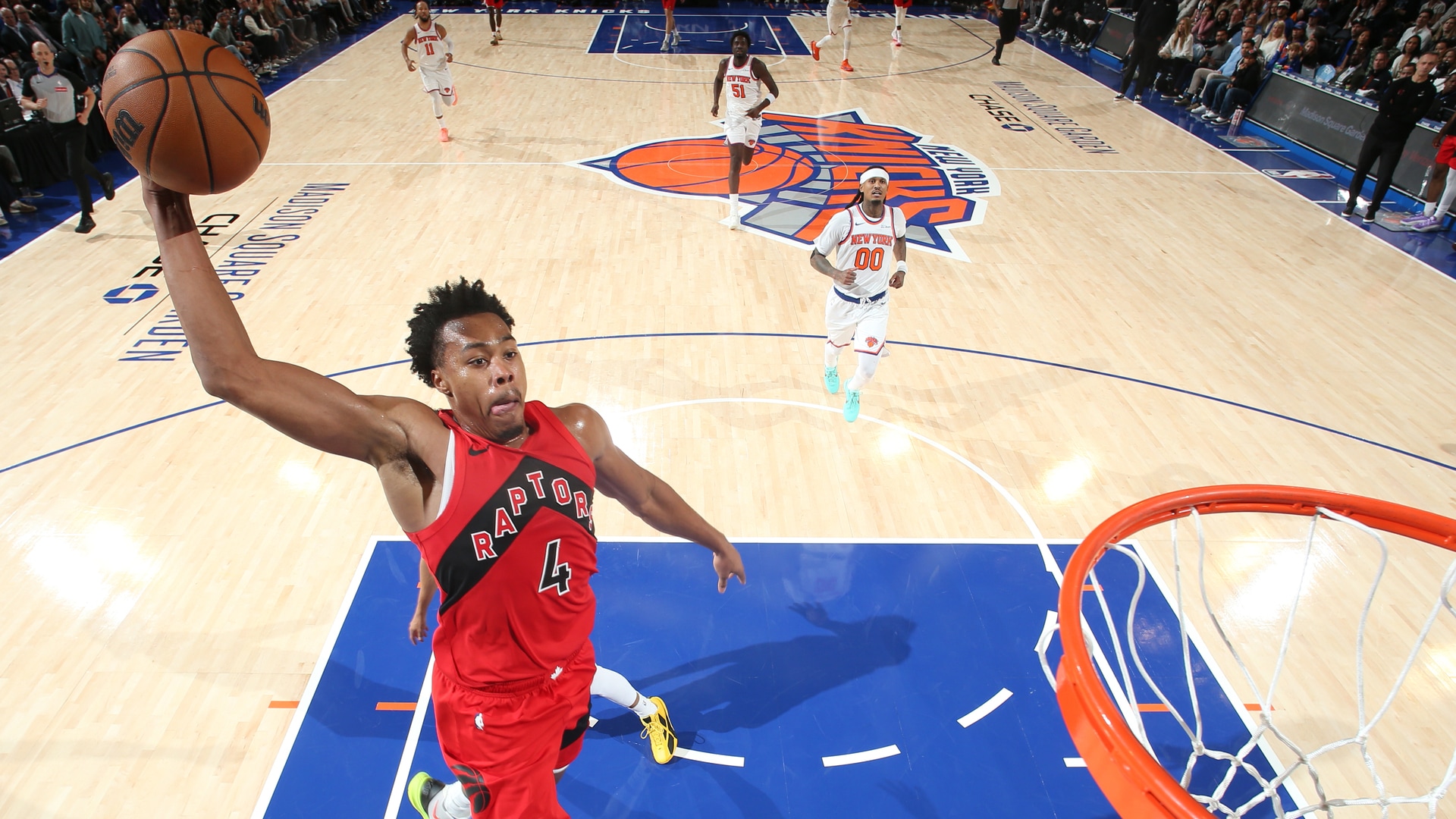 Scottie Barnes does it all in MSG
