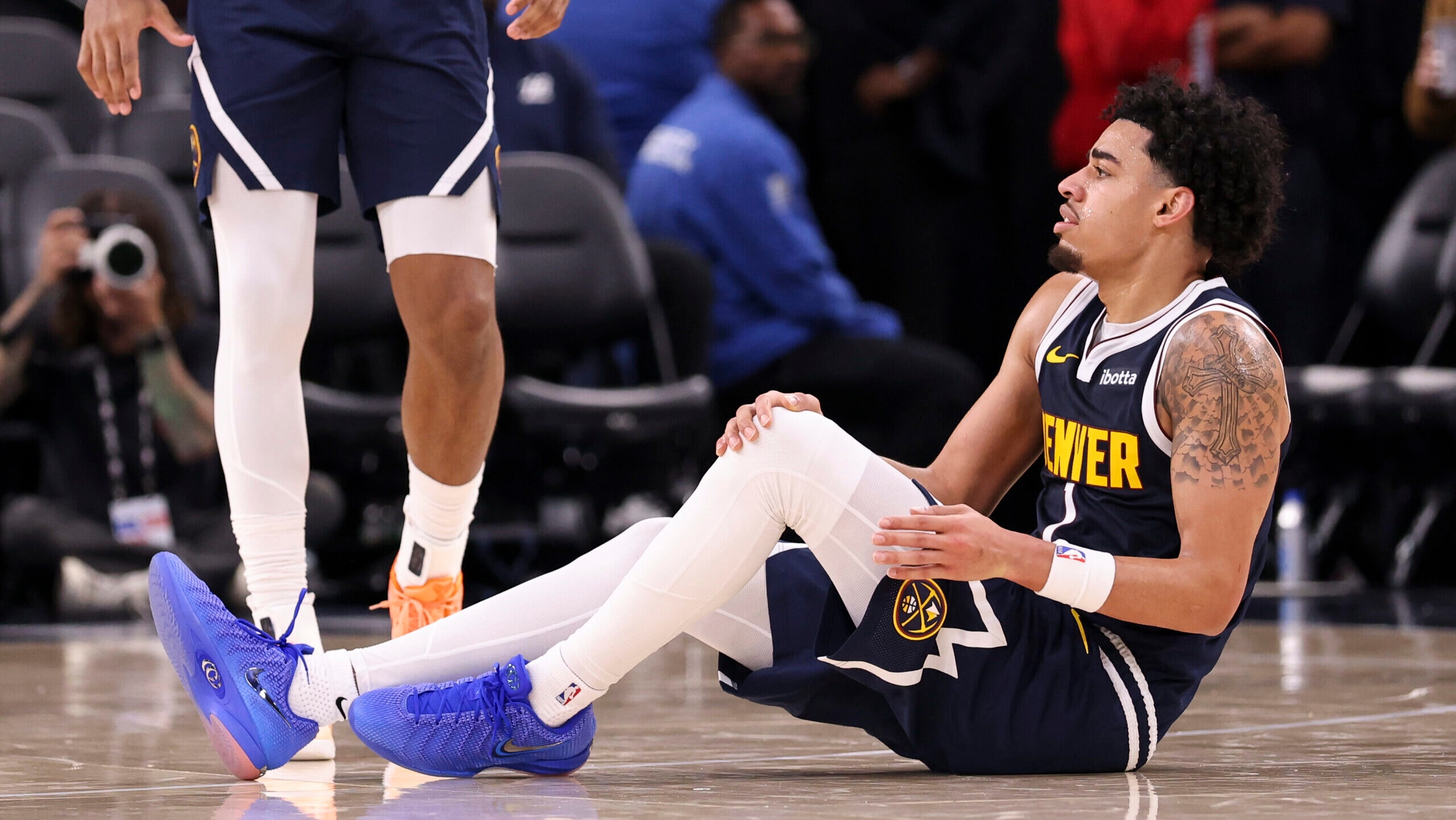 Nuggets guard/forward Julian Strawther to be re-evaluated in 6 weeks after spraining left knee