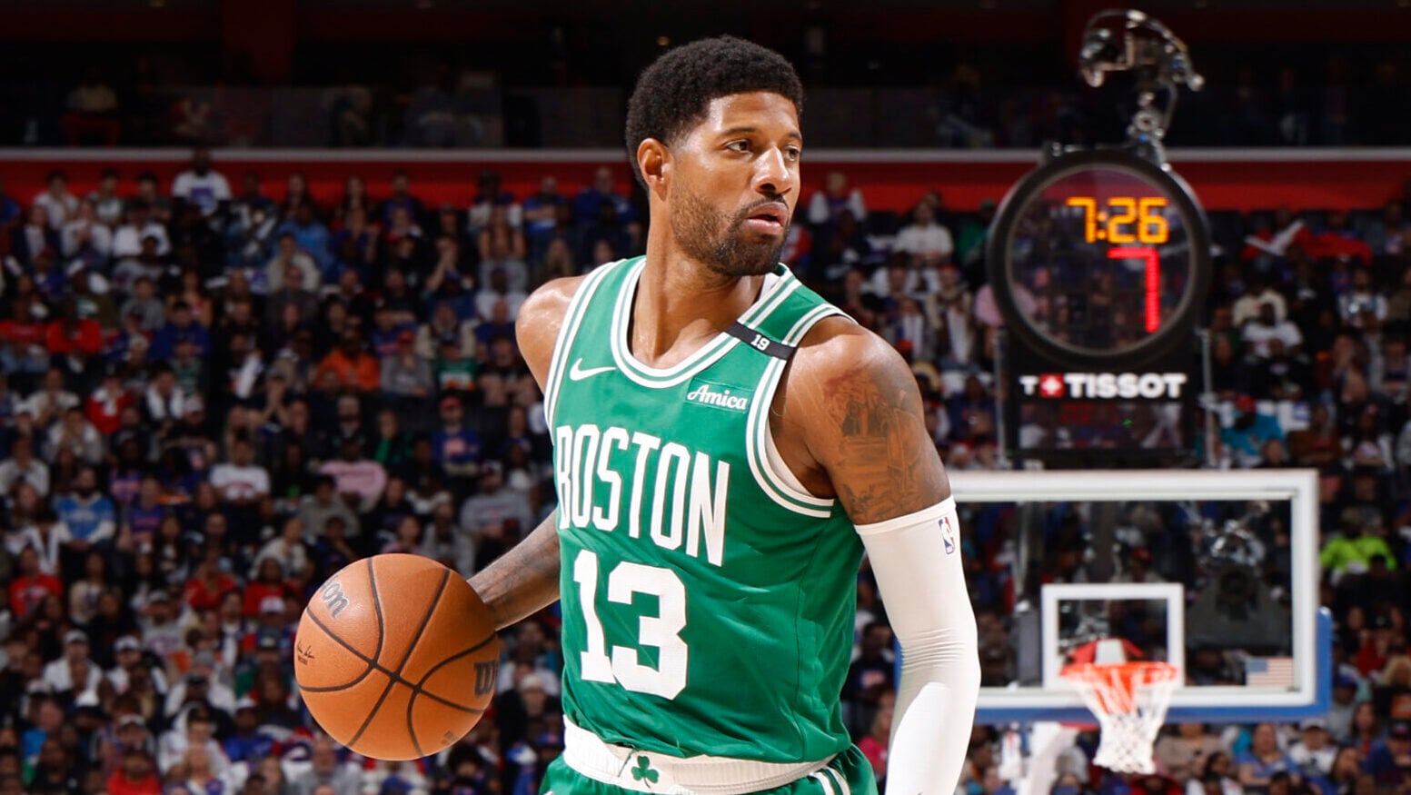 Paul George moves into 8th place on NBA all-time 3-pointers made list