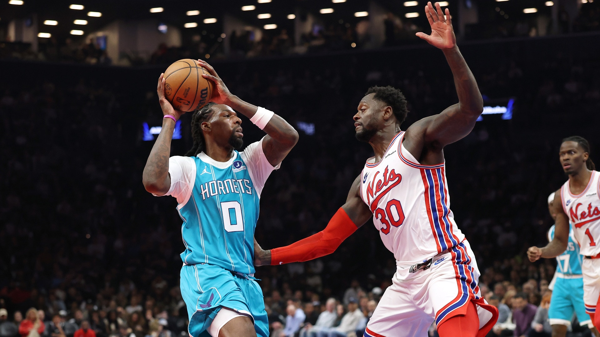 Naz Reid is nothing but net for his first bucket on the Hornets
