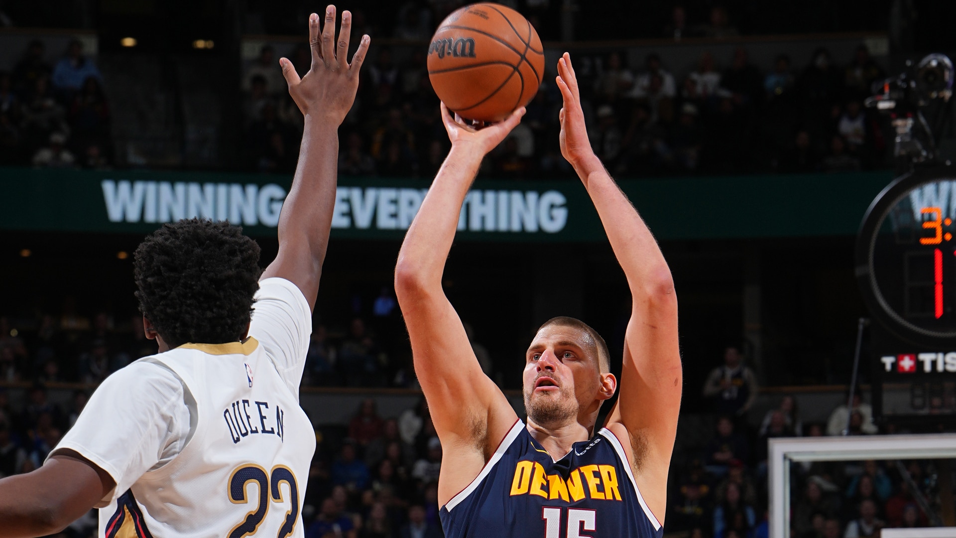 Joker stuffs stats in OT win vs. Pels