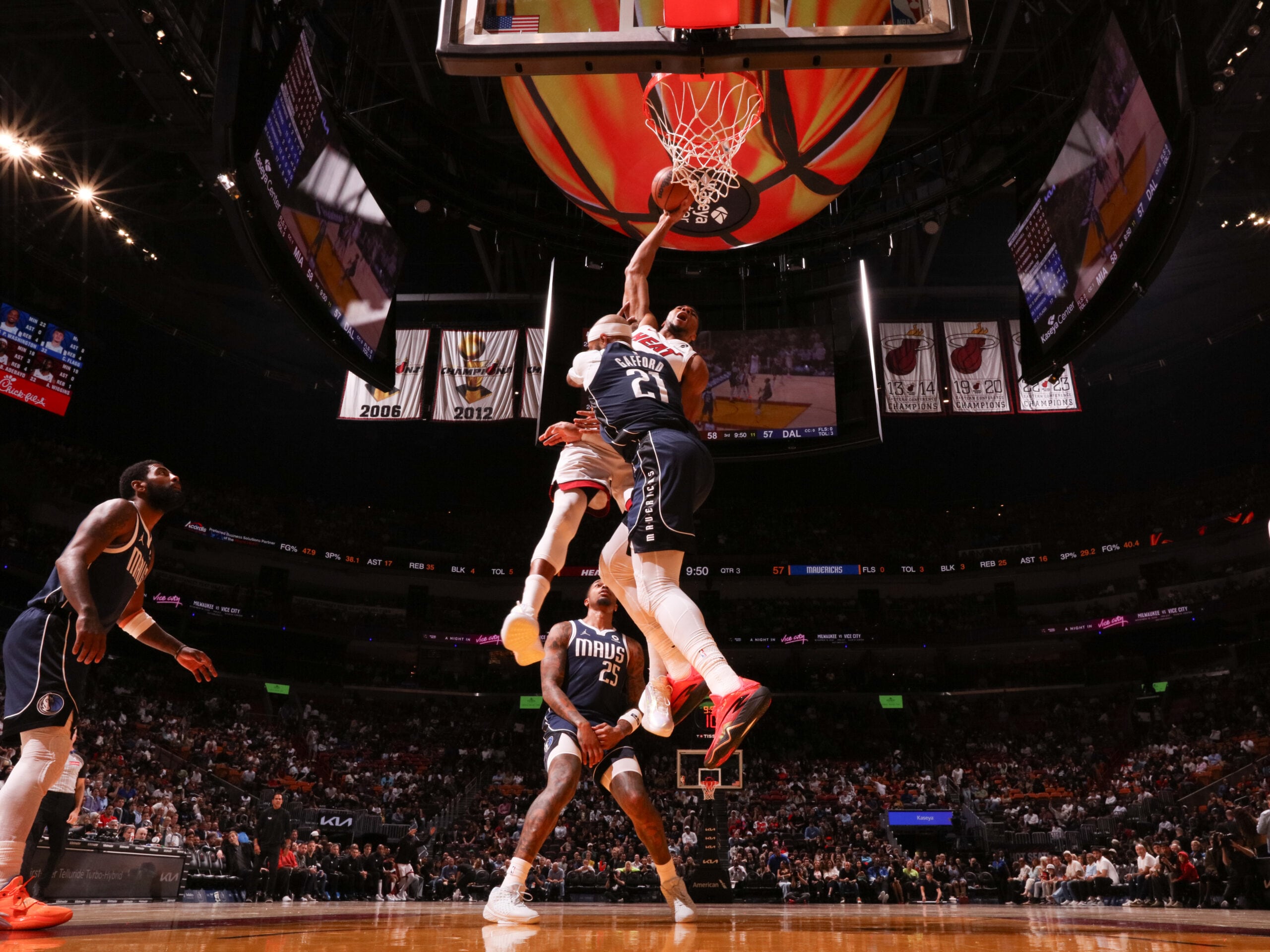 Giannis posts triple-double in Heat loss