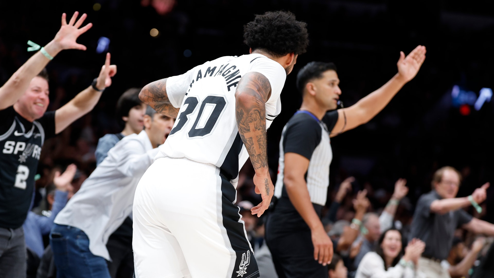 Champagnie goes bonkers from deep