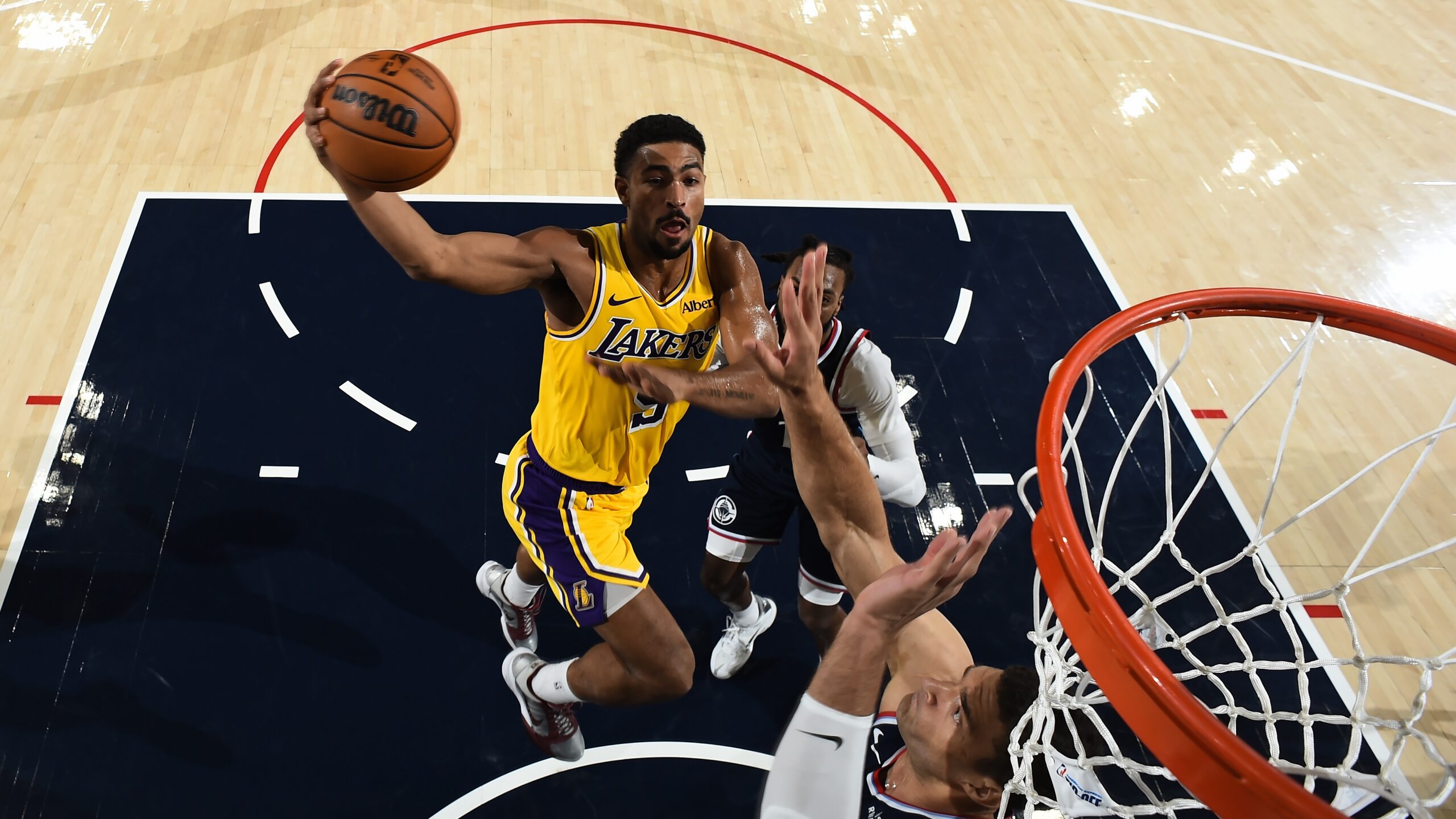 Foto oficial do último jogo: Lakers contra Clippers