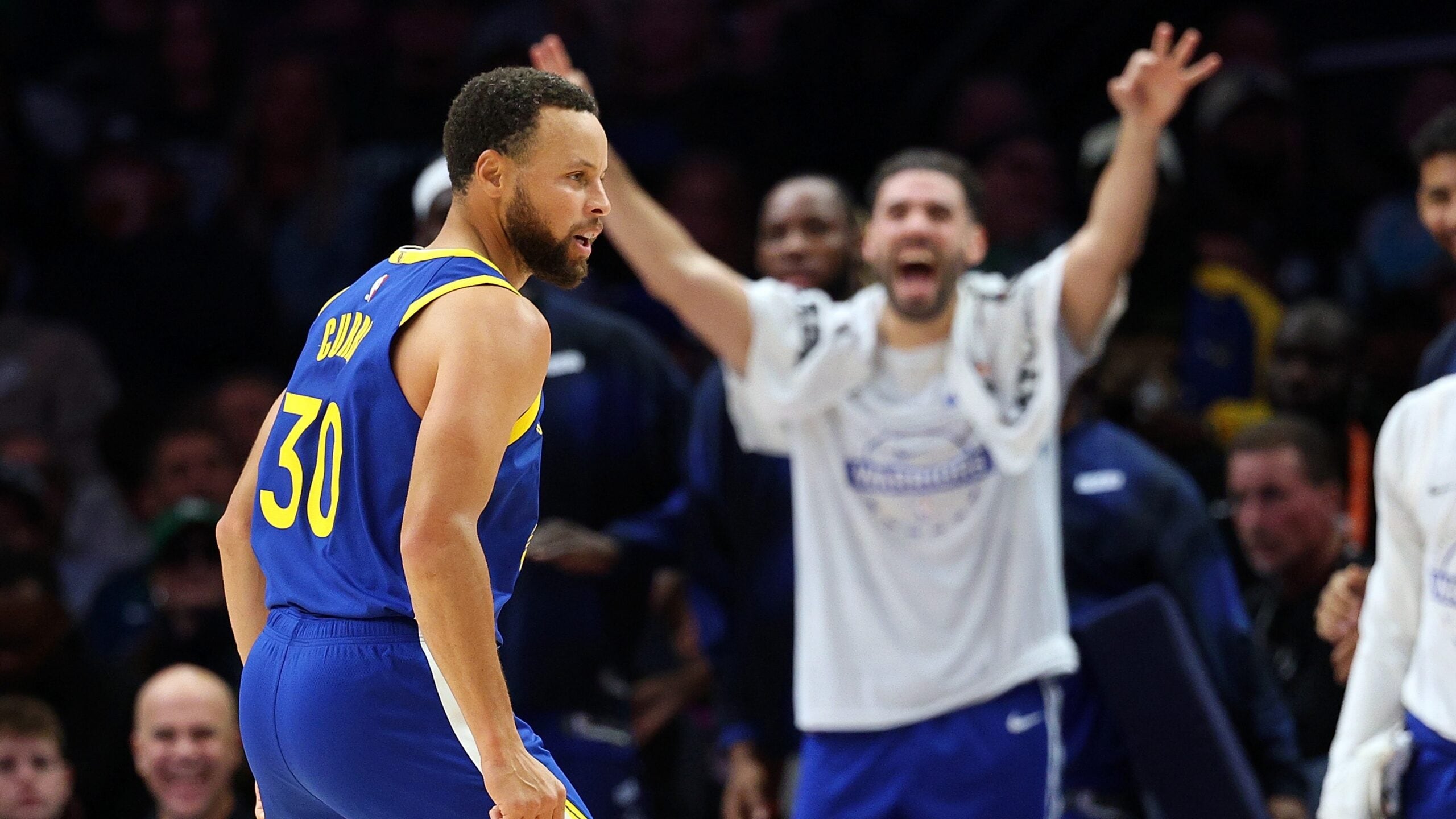 Foto oficial do último jogo: Warriors contra Timberwolves