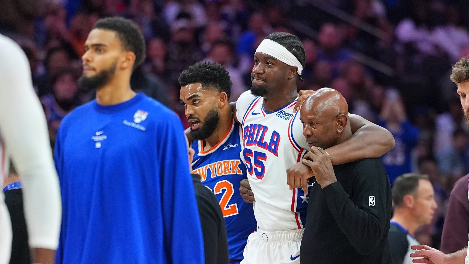 Ariel Hukporti suffers right Achilles tear in 76ers preseason opener