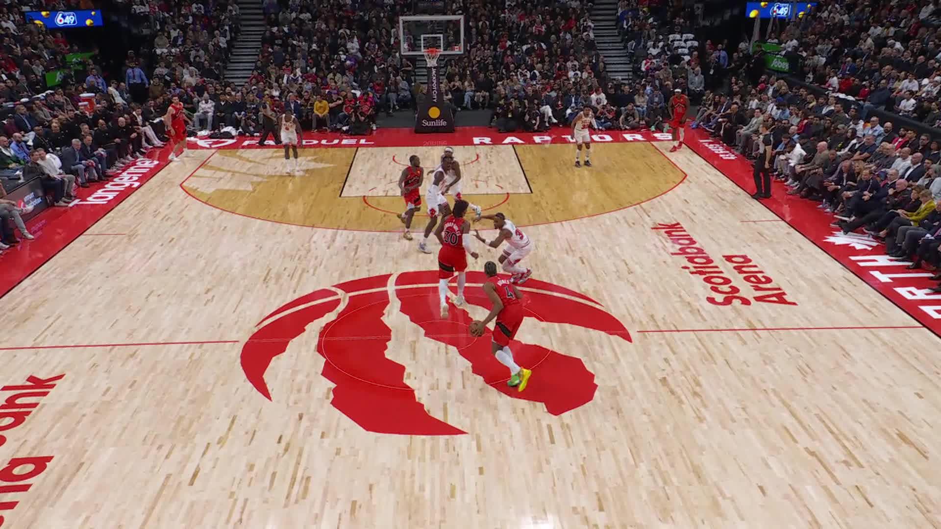 Toronto Raptors vs. Chicago Bulls - 1st Half Highlights