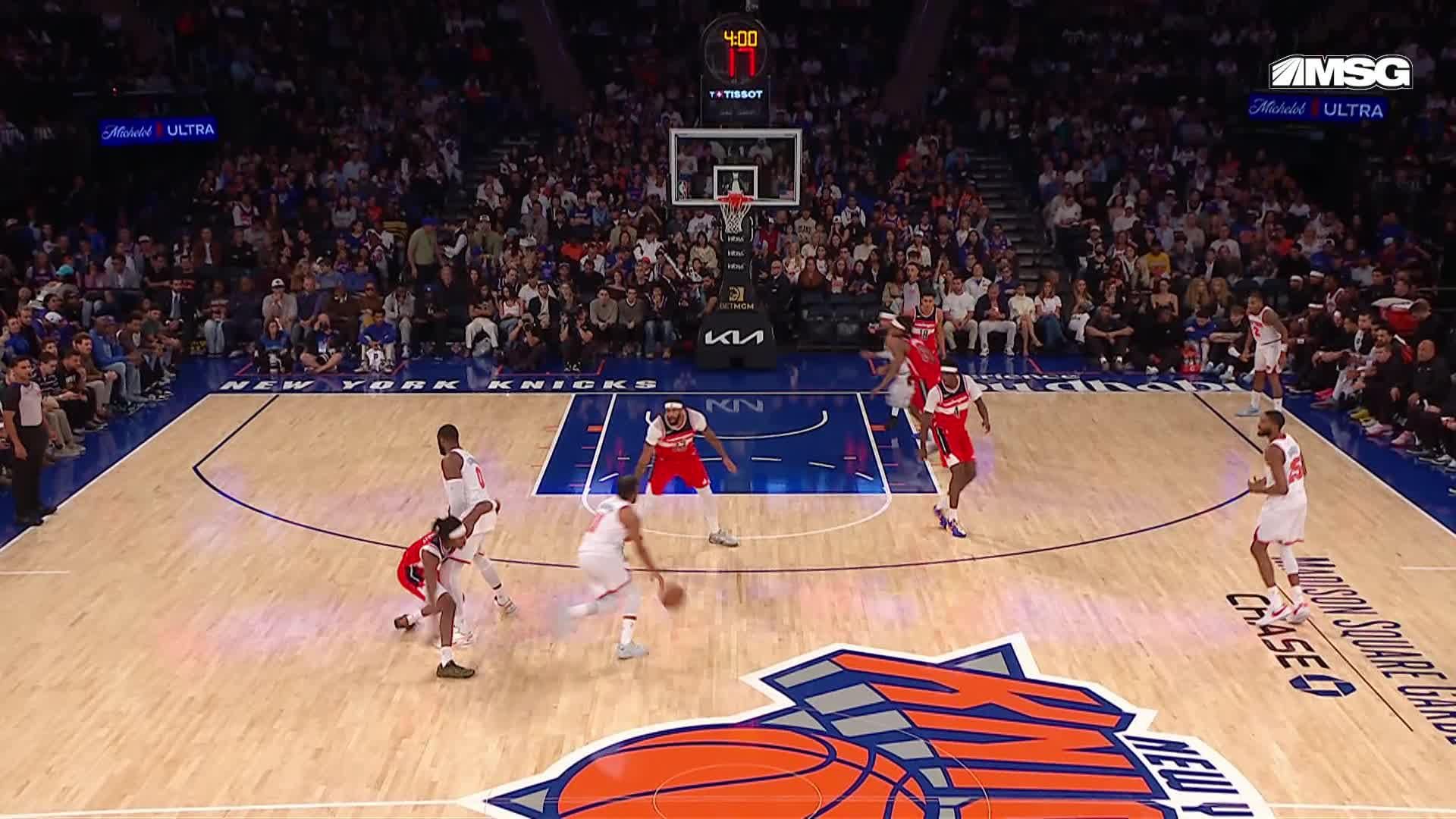 New York Knicks vs. Washington Wizards - 1st Half Highlights
