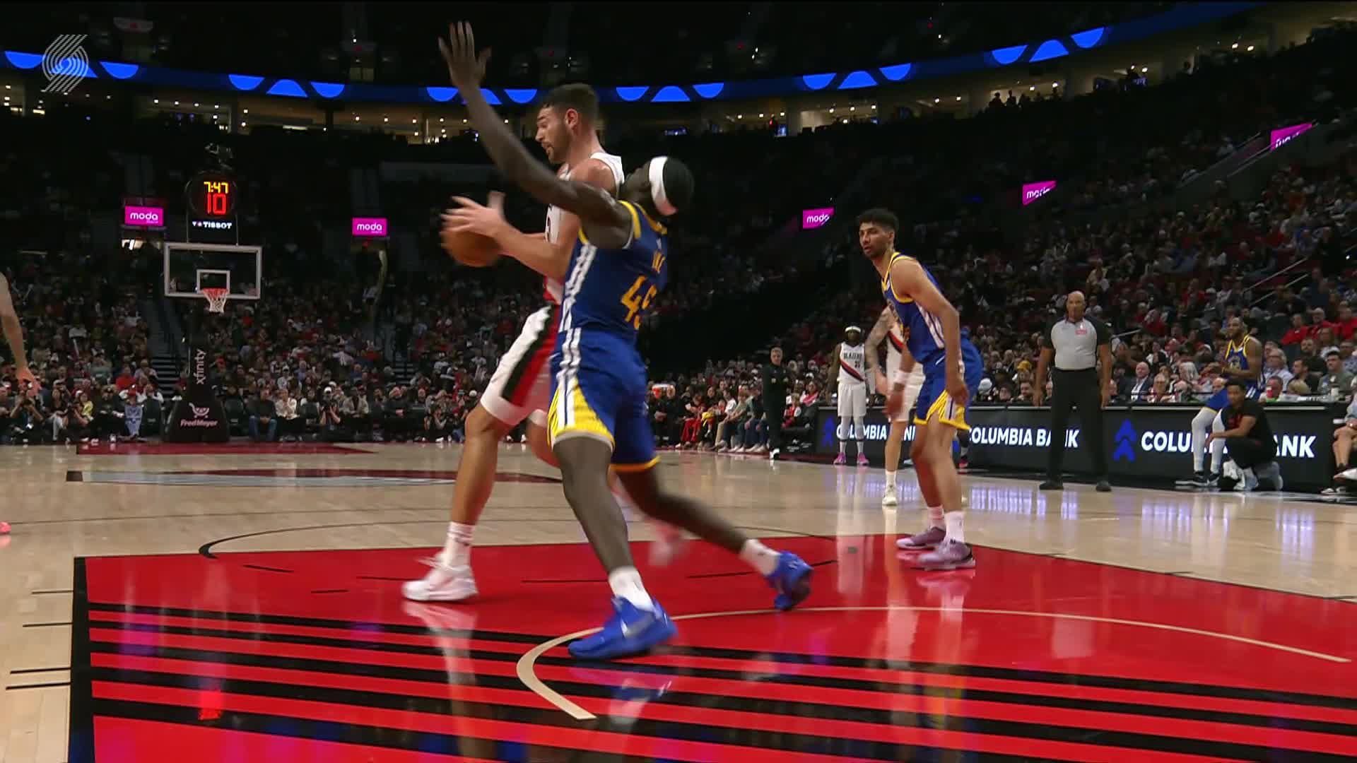 Portland Trail Blazers vs. Golden State Warriors - 2nd Quarter Highlights
