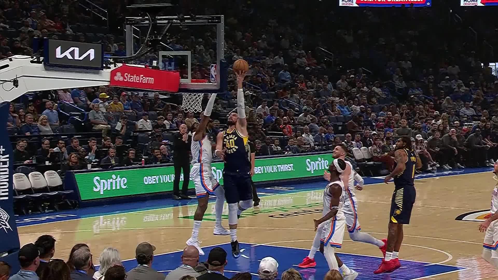 Oklahoma City Thunder vs. Indiana Pacers - 1st Quarter Highlights