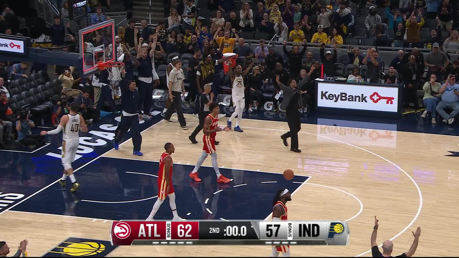 Indiana Pacers vs. Atlanta Hawks - 1st Half Highlights