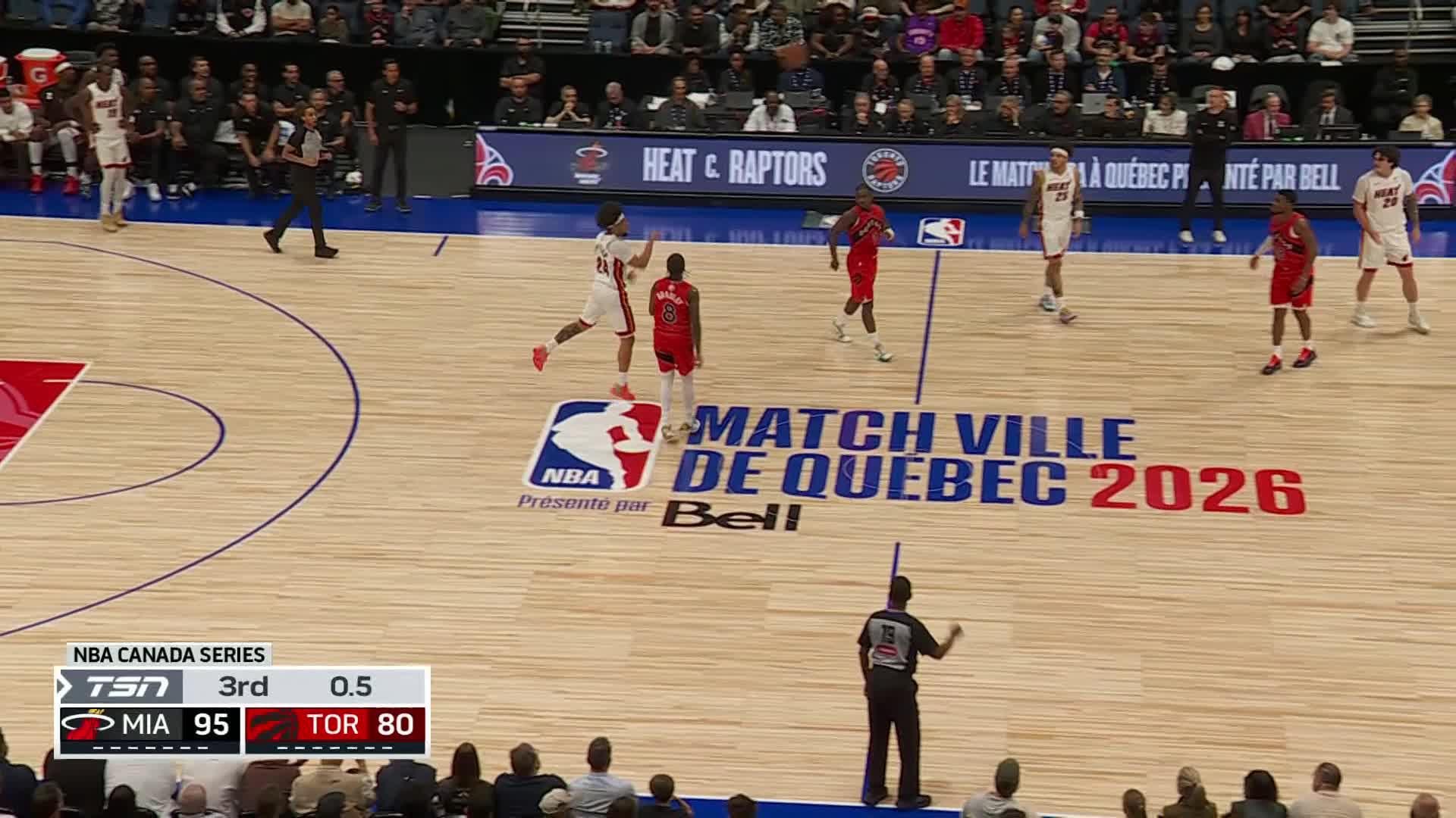 Toronto Raptors vs. Miami Heat - 3rd Quarter Highlights