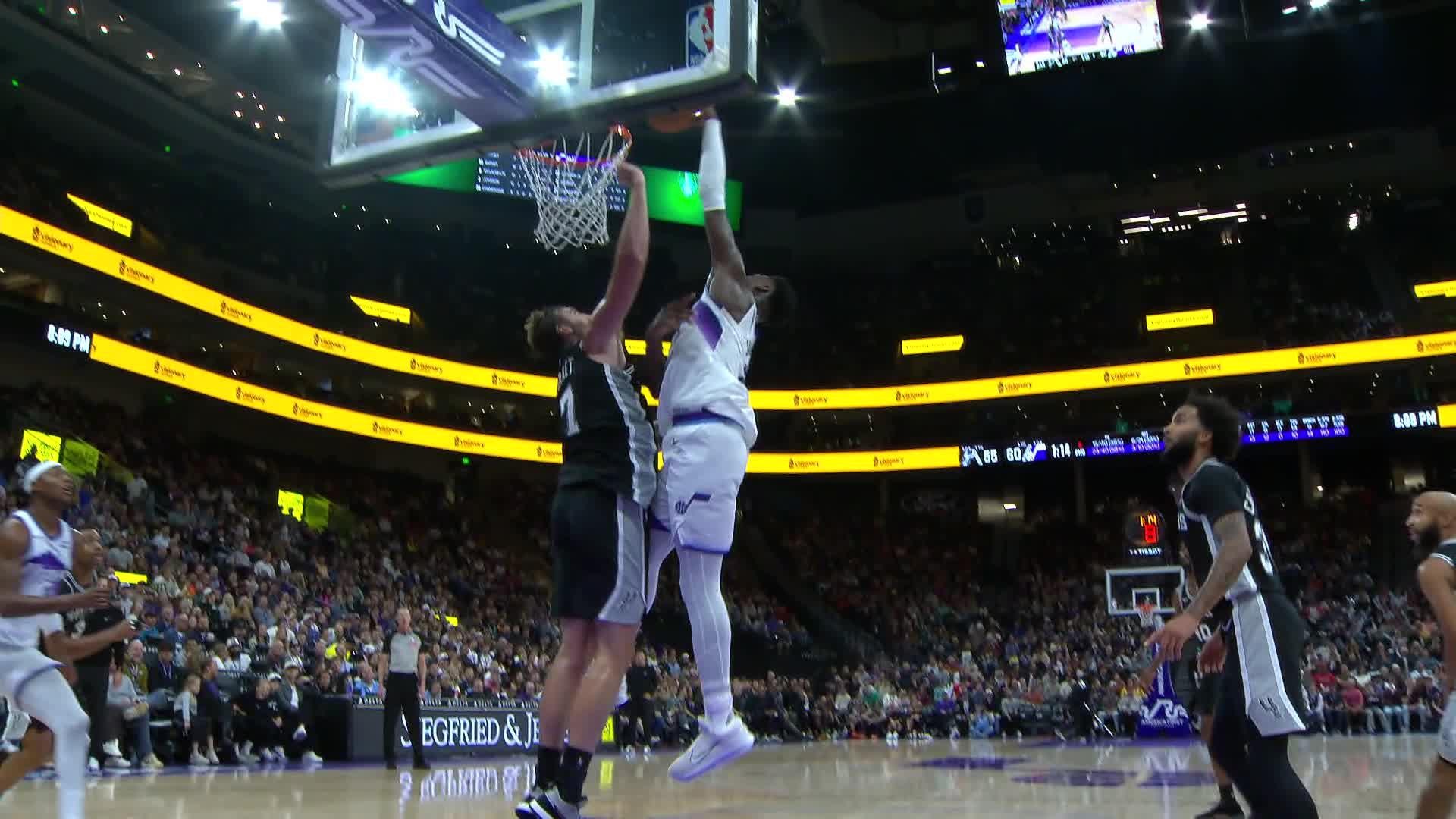 Utah Jazz vs. San Antonio Spurs - 2nd Quarter Highlights