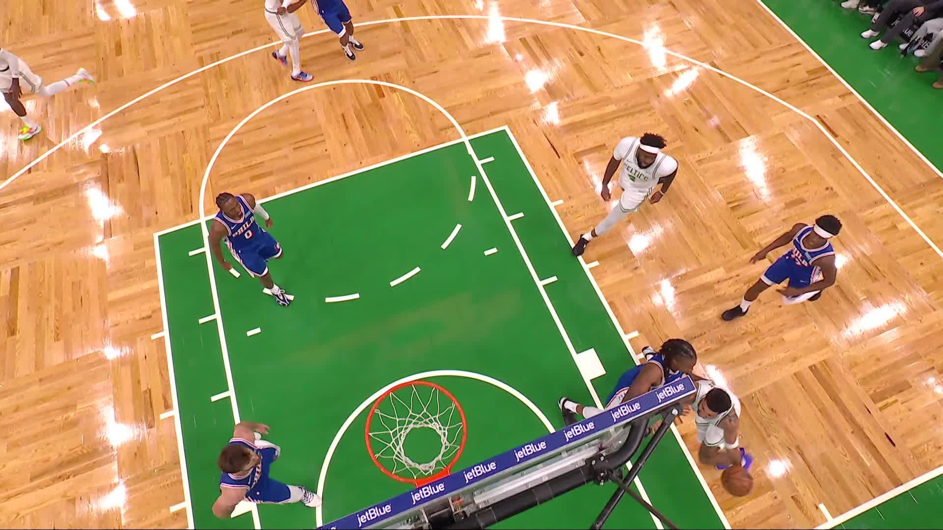 Boston Celtics vs. Philadelphia 76ers - 1st Half Highlights