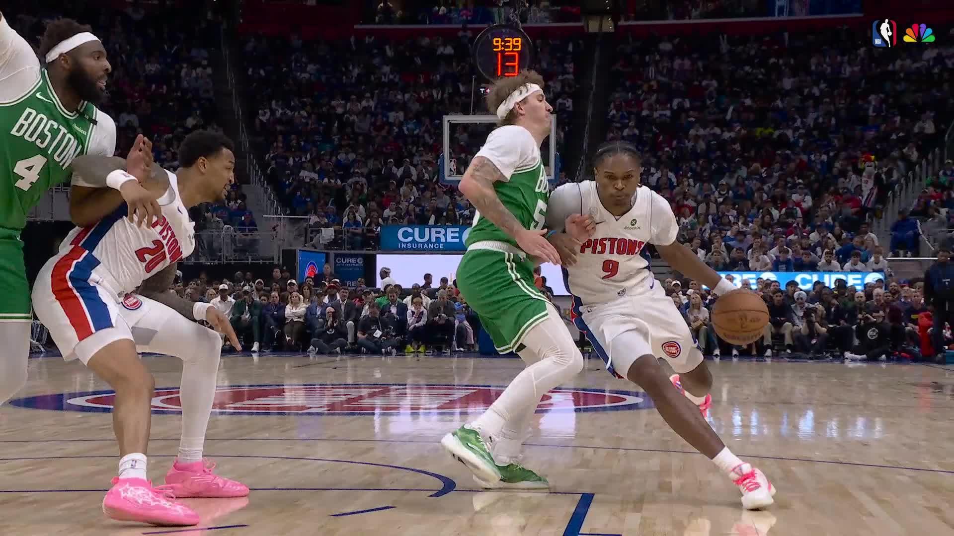 Detroit Pistons vs. Boston Celtics - 4th Quarter Highlights