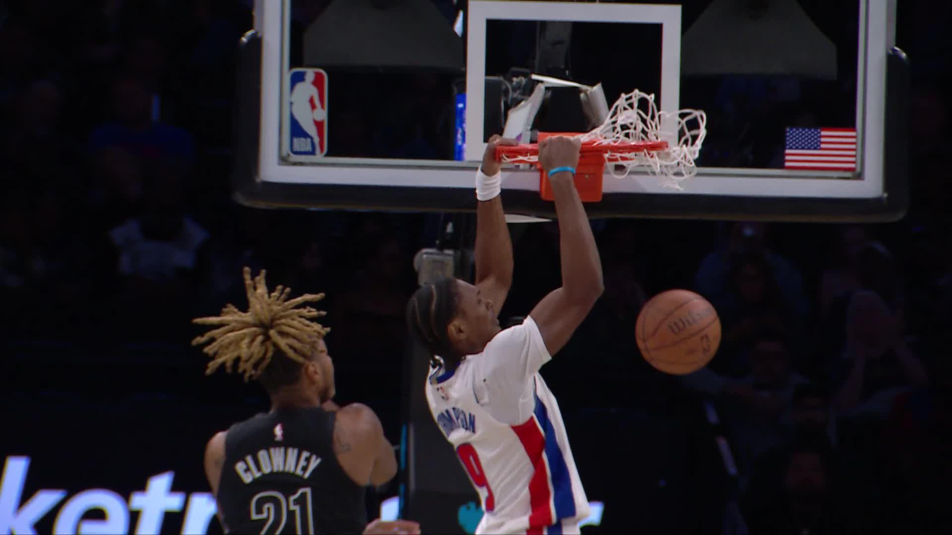 Brooklyn Nets vs. Detroit Pistons - 2nd Quarter Highlights