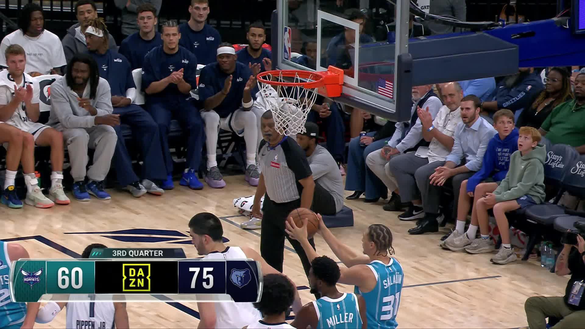 Memphis Grizzlies vs. Charlotte Hornets - 3rd Quarter Highlights