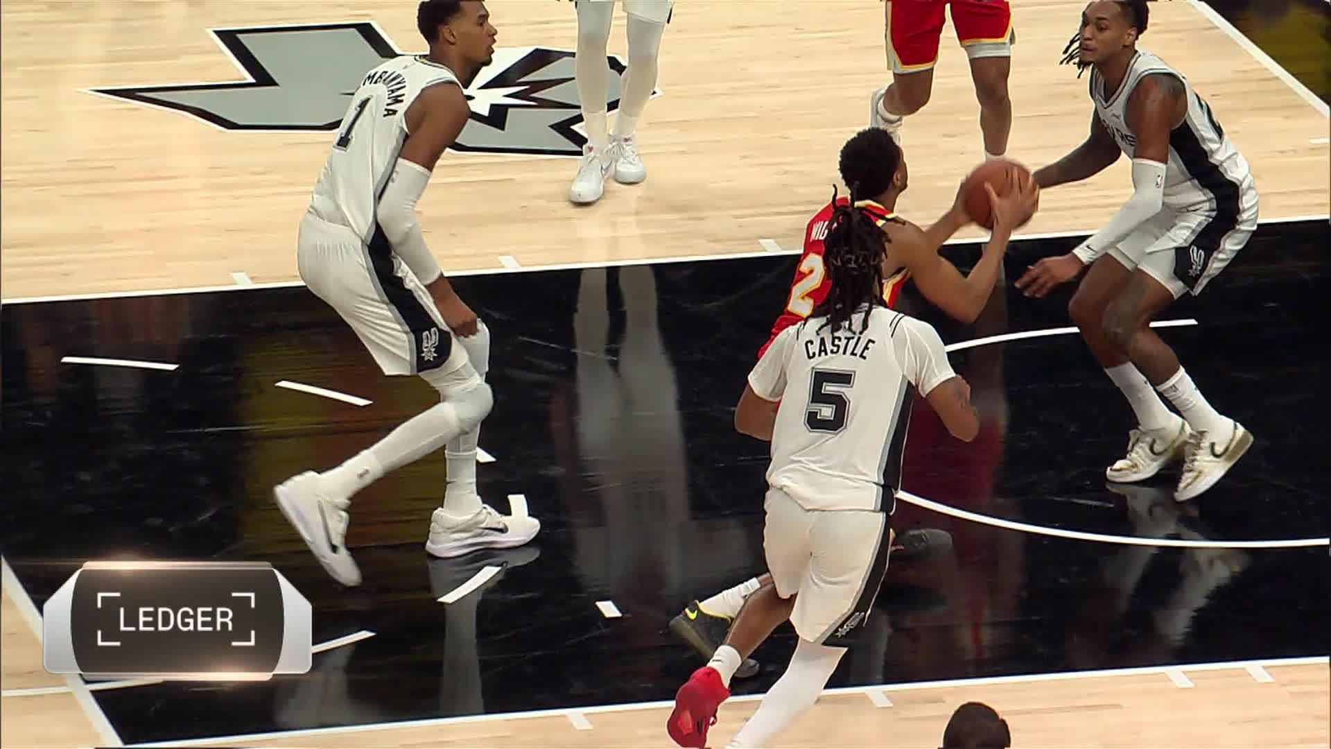 San Antonio Spurs vs. Atlanta Hawks - 2nd Quarter Highlights