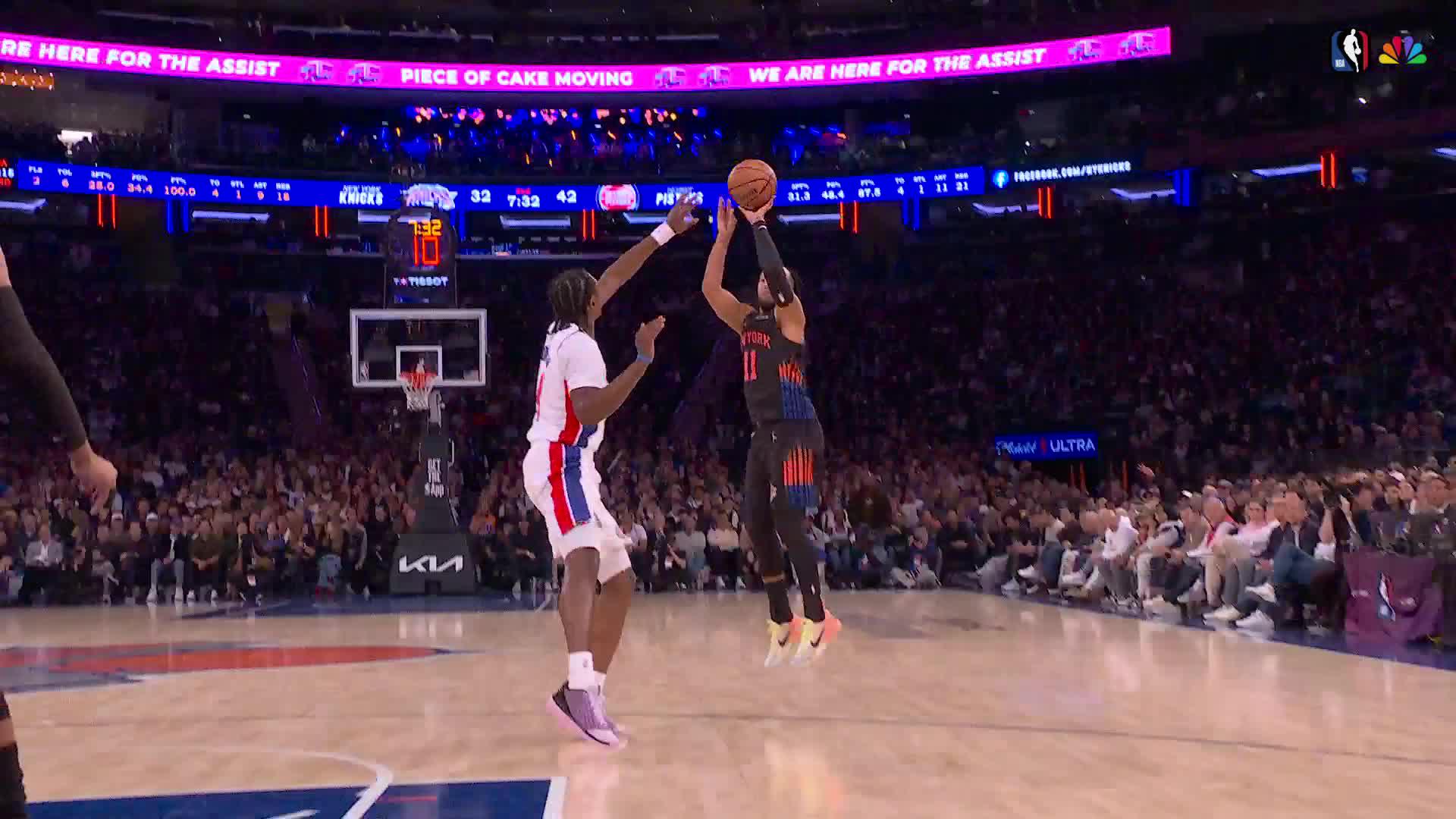 New York Knicks vs. Detroit Pistons - 2nd Quarter Highlights