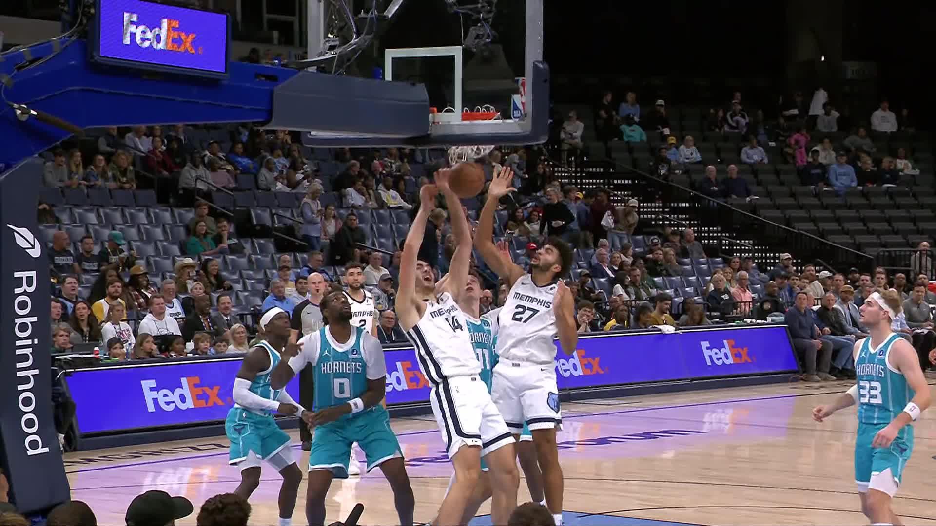 Memphis Grizzlies vs. Charlotte Hornets - 2nd Quarter Highlights