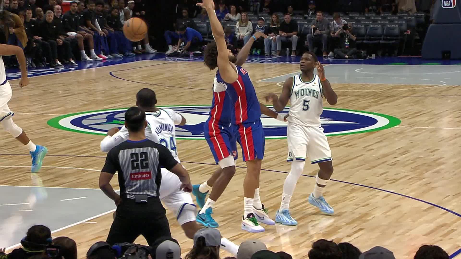 Minnesota Timberwolves vs. Detroit Pistons - 2nd Half Highlights