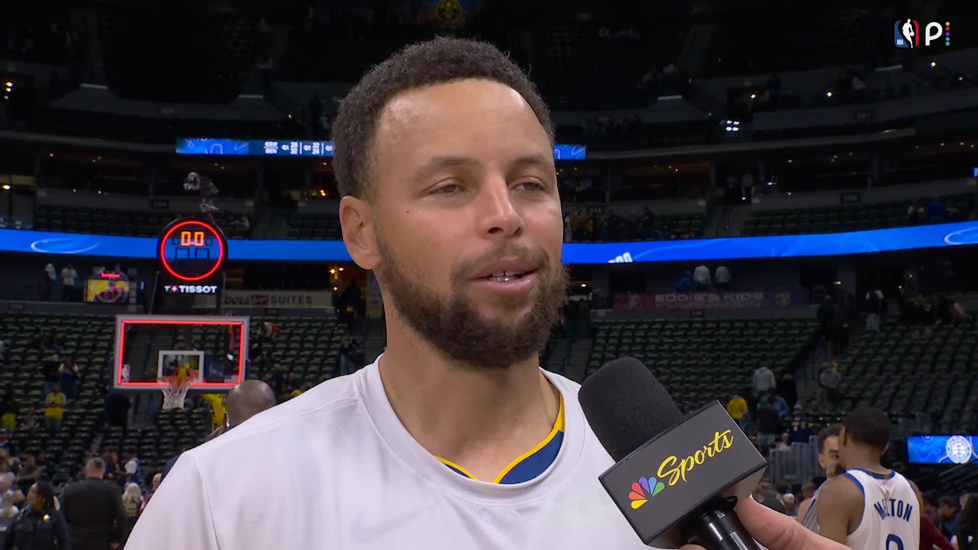 What a play by Stephen Curry!
