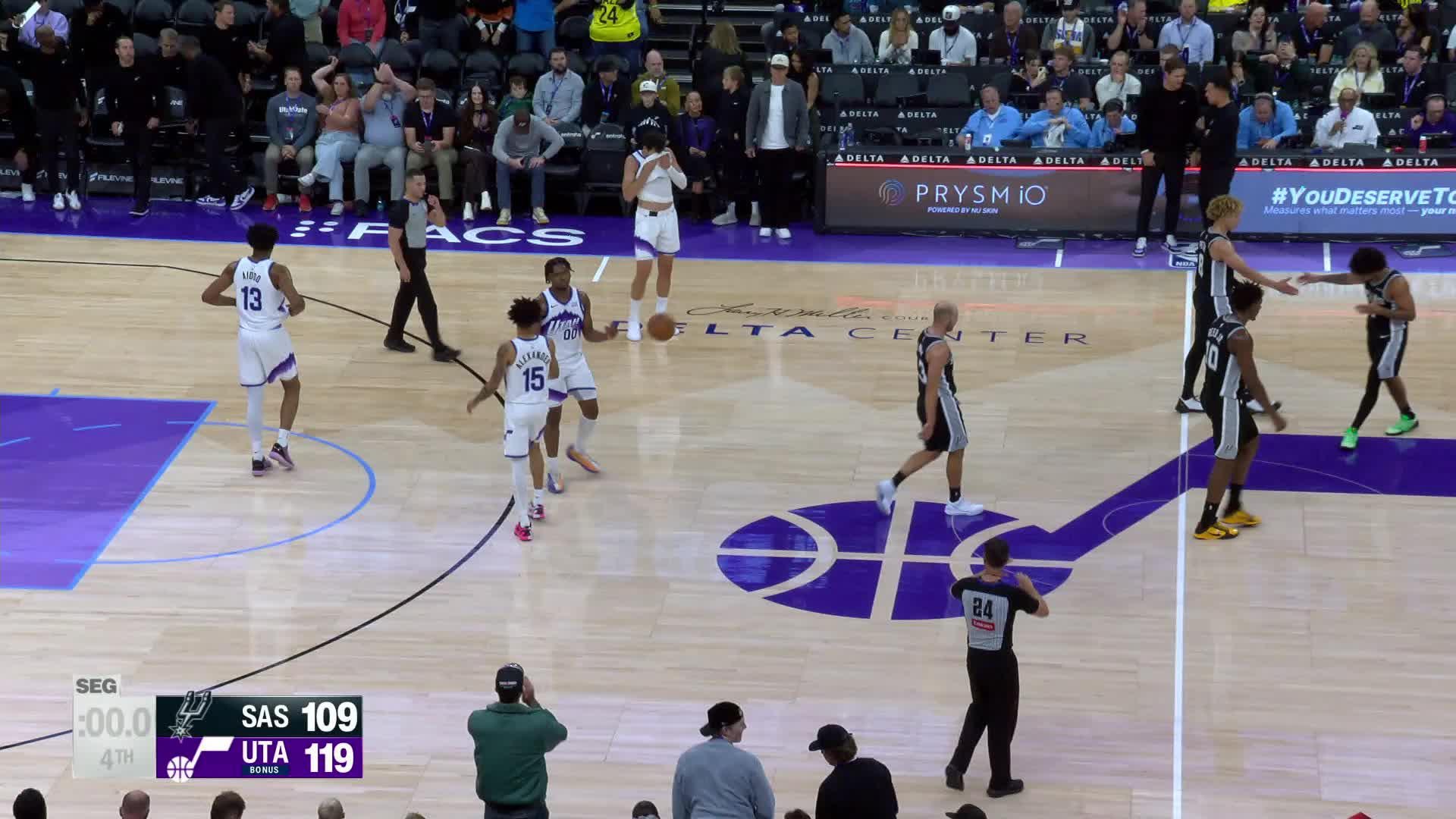 Utah Jazz vs. San Antonio Spurs - 4th Quarter Highlights