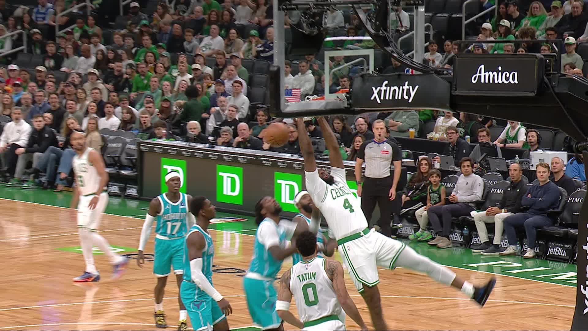 Boston Celtics vs. Charlotte Hornets - 1st Half Highlights