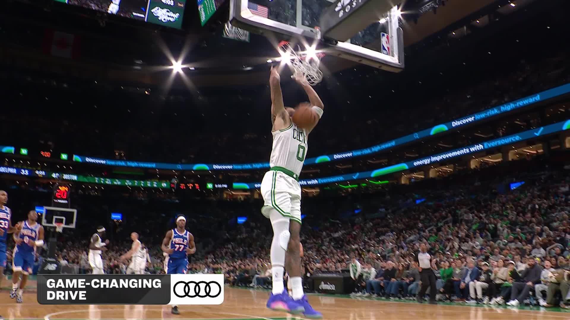 Boston Celtics vs. Philadelphia 76ers - 2nd Quarter Highlights