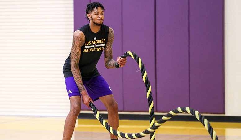 Lakers store workout shirt