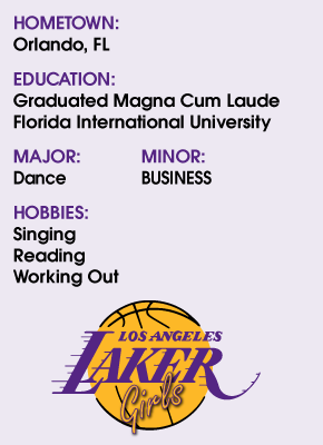 2012 - 13 Laker Girls: Maddy | Los Angeles Lakers