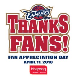 Fan Appreciation Day 2010 presented by hhgregg Cavs vs ...
