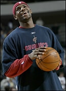 Rookie of the Year LeBron James Headlines 2003-04 NBA All-Rookie Team ...