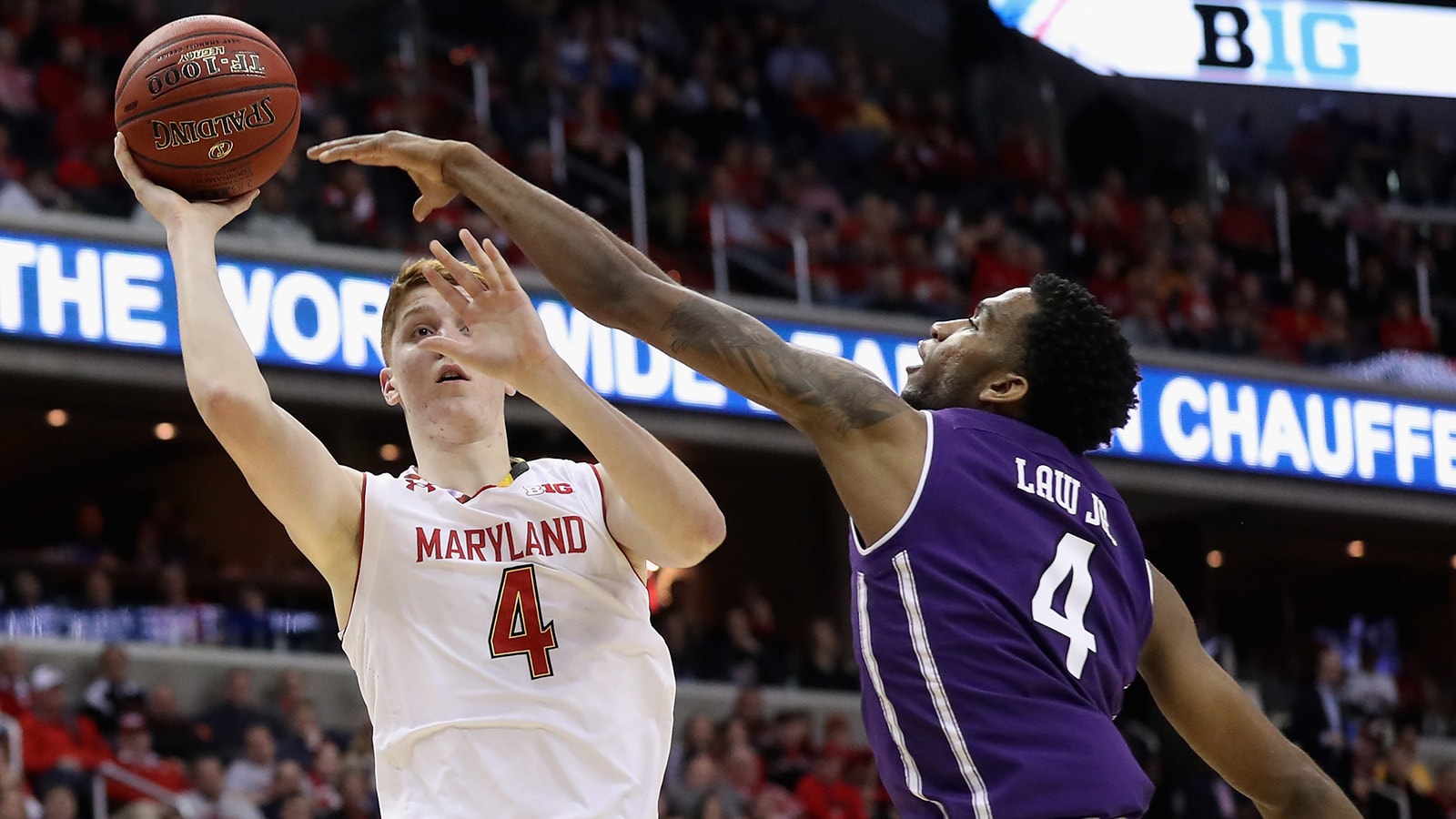 Kevin Huerter playing for Maryland