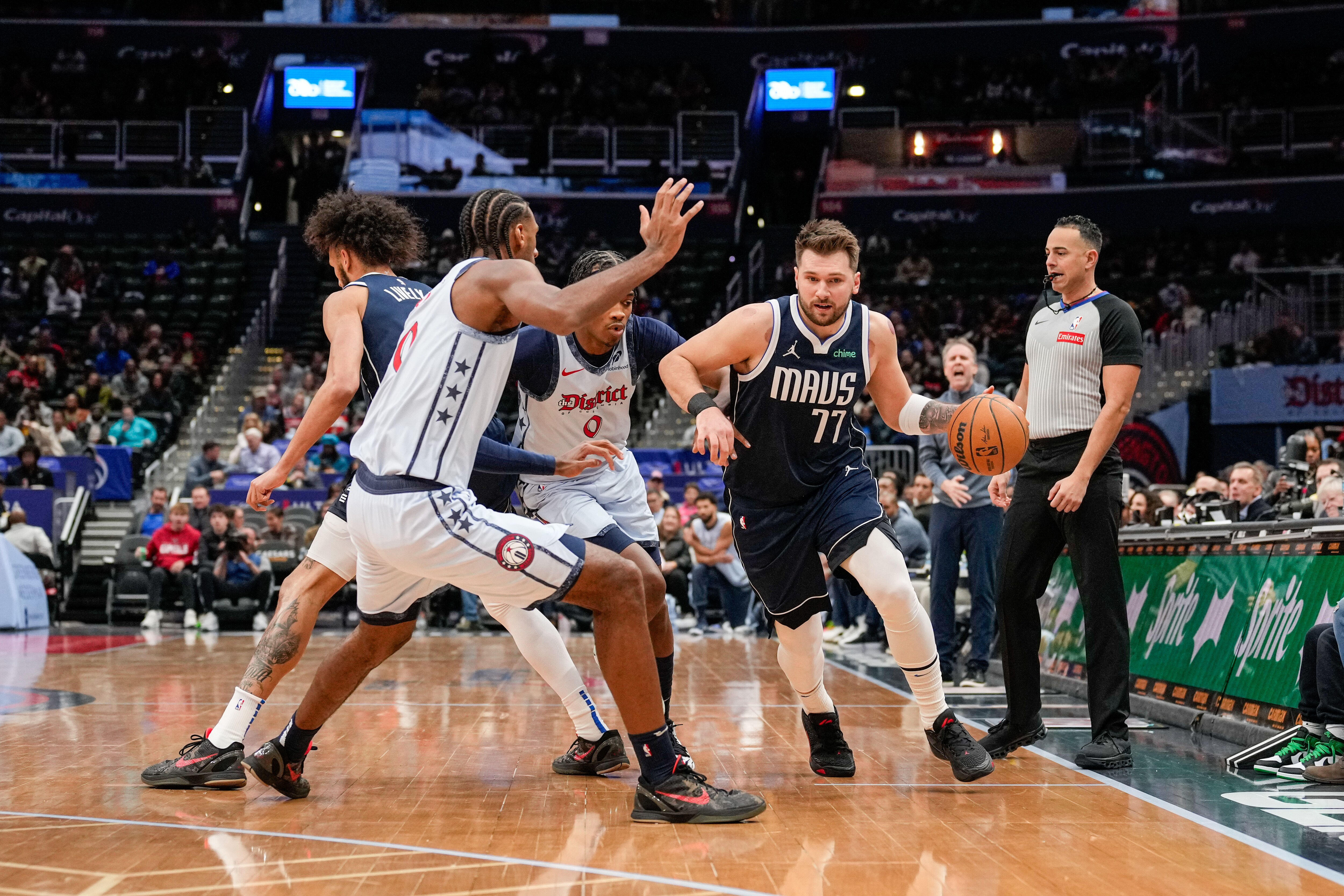 Doncic registers triple-double as Mavs hammer Wizards, 137-101