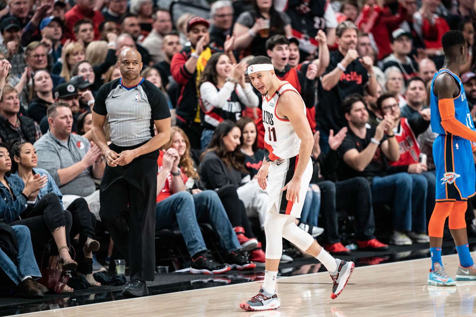 Artistic Blazers Vs Thunder Game Preview Abstract for Desktop