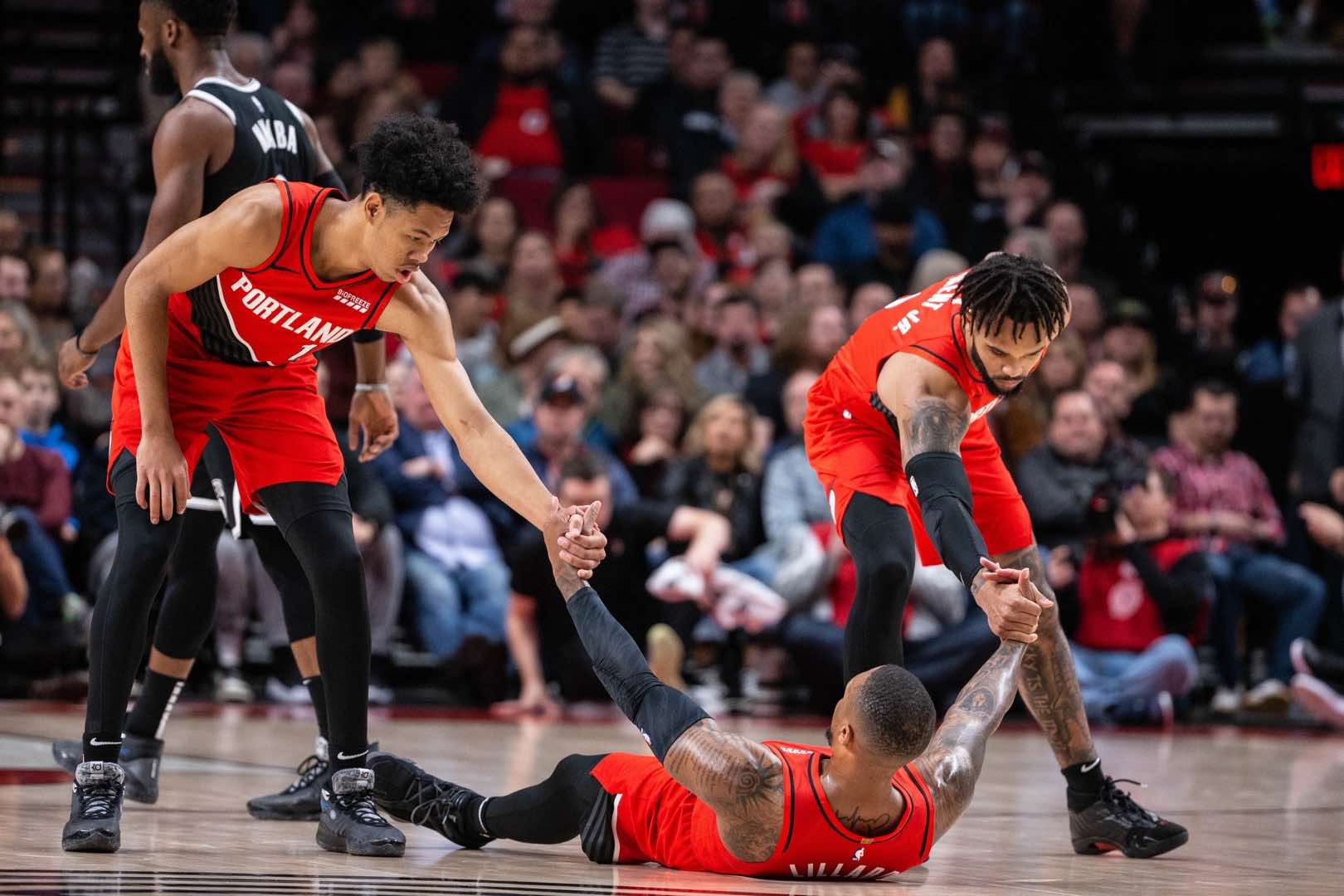 PHOTOS » Trail Blazers vs Nets Photo Gallery