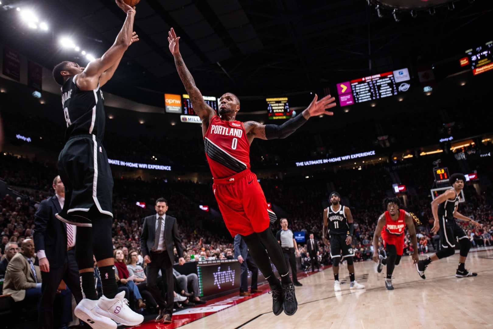 PHOTOS » Trail Blazers vs Nets Photo Gallery