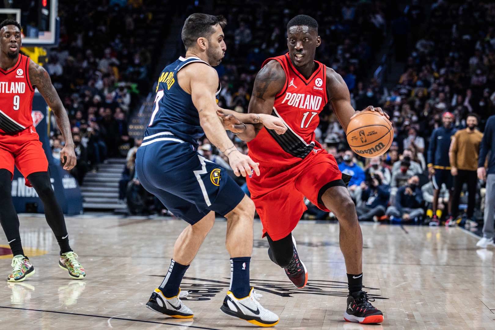 Vibrant Nuggets Play Trail Blazers On Back-to-back Abstract Collection