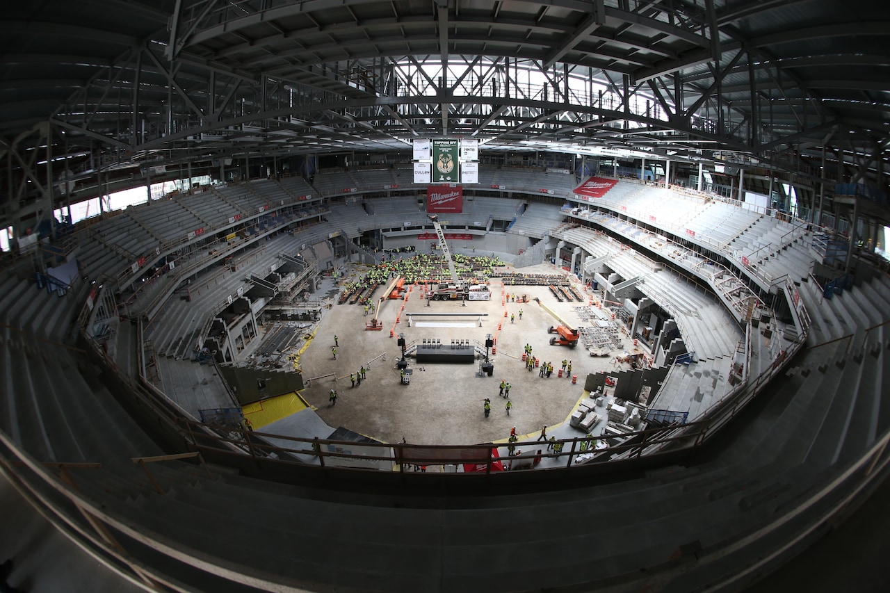 Groundbreaking to Completion: Fiserv Forum Timeline | Milwaukee Bucks