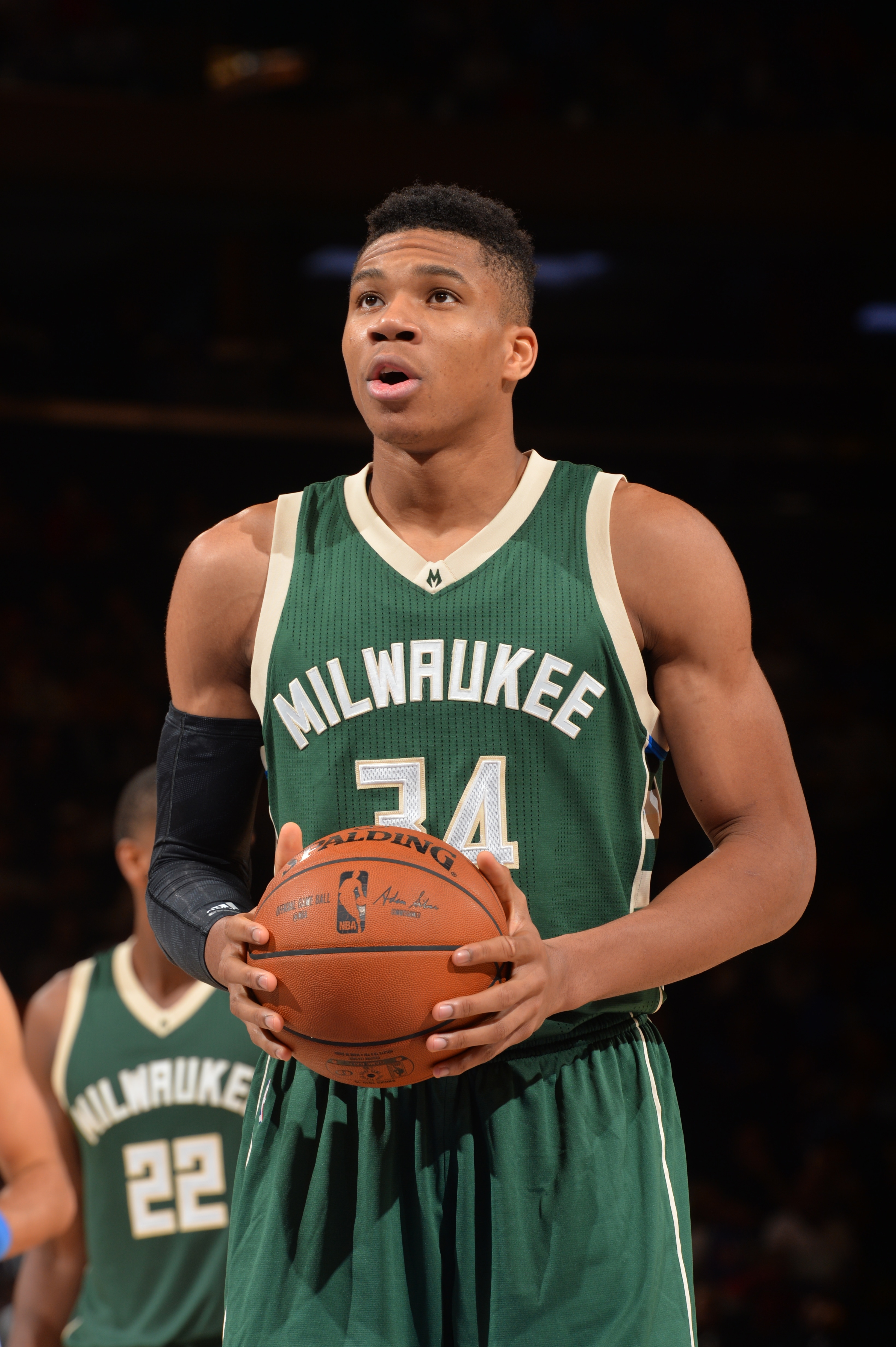 Slideshow-image: Giannis was named Eastern Conference Player of the Week for the first time on Feb. 9, 2015....