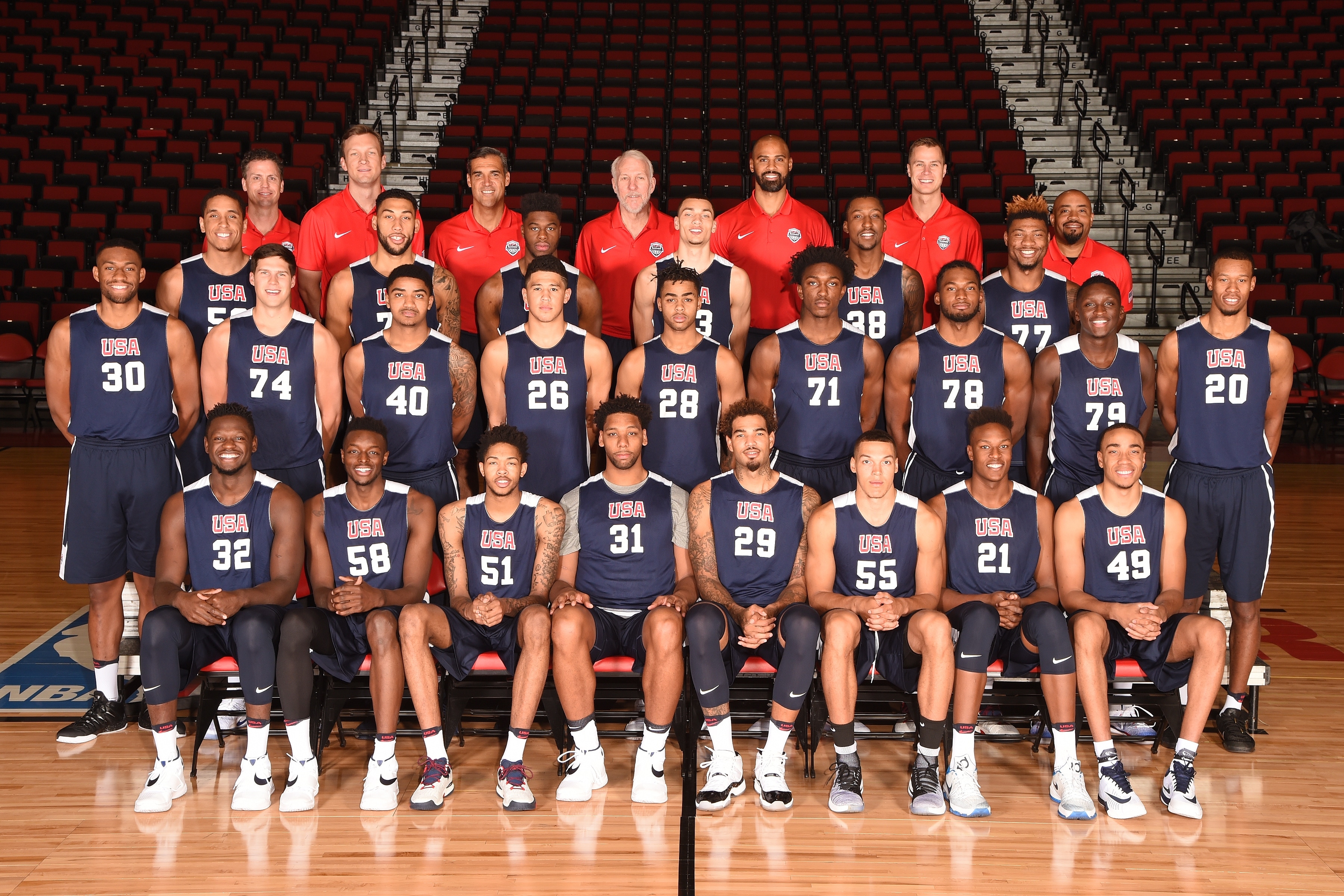 Jabari Parker And Malcolm Brogdon At Usa Basketball Select Team Practice Photo Gallery Nba Com