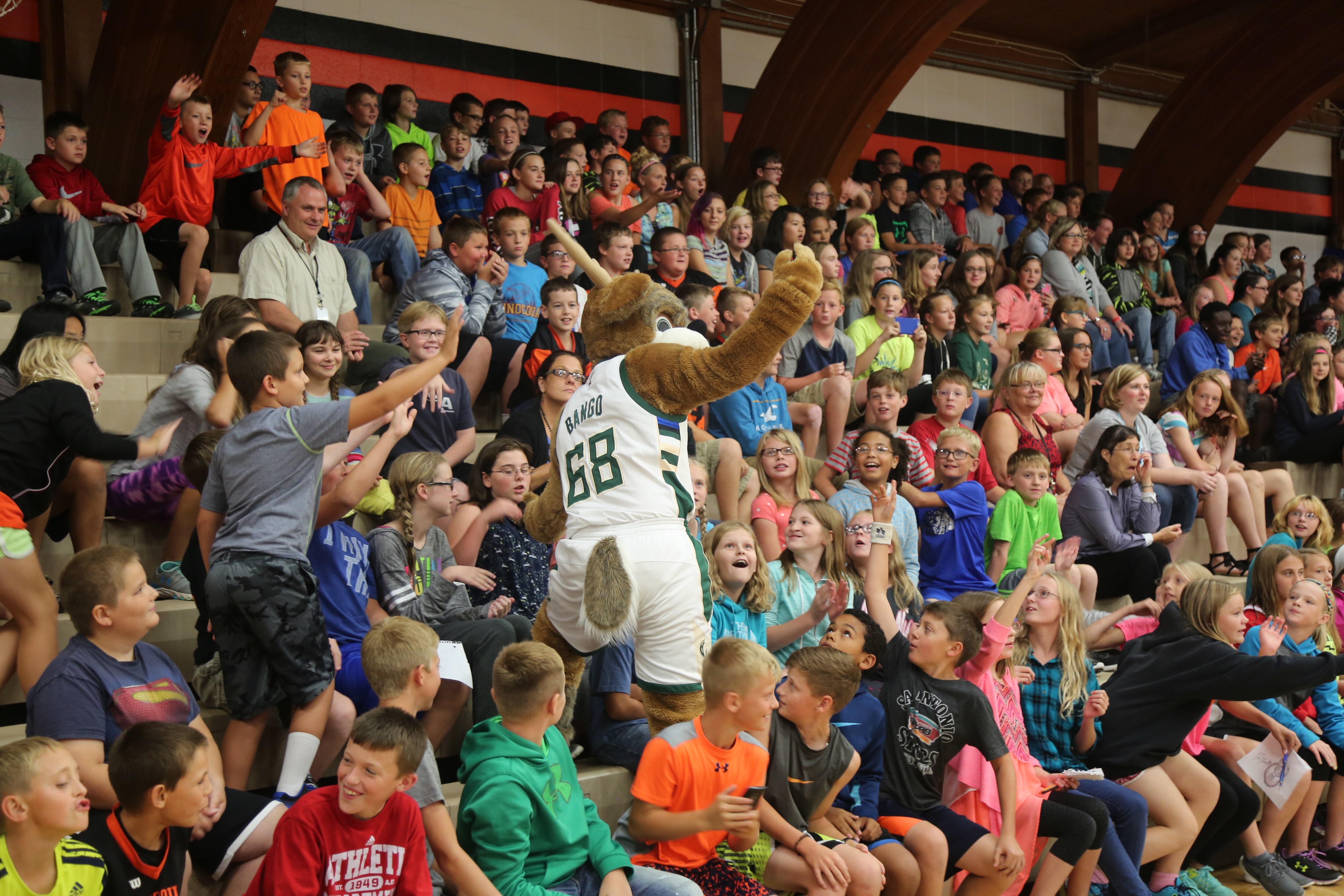 Gallery: Bucks Energize School Assembly | Milwaukee Bucks