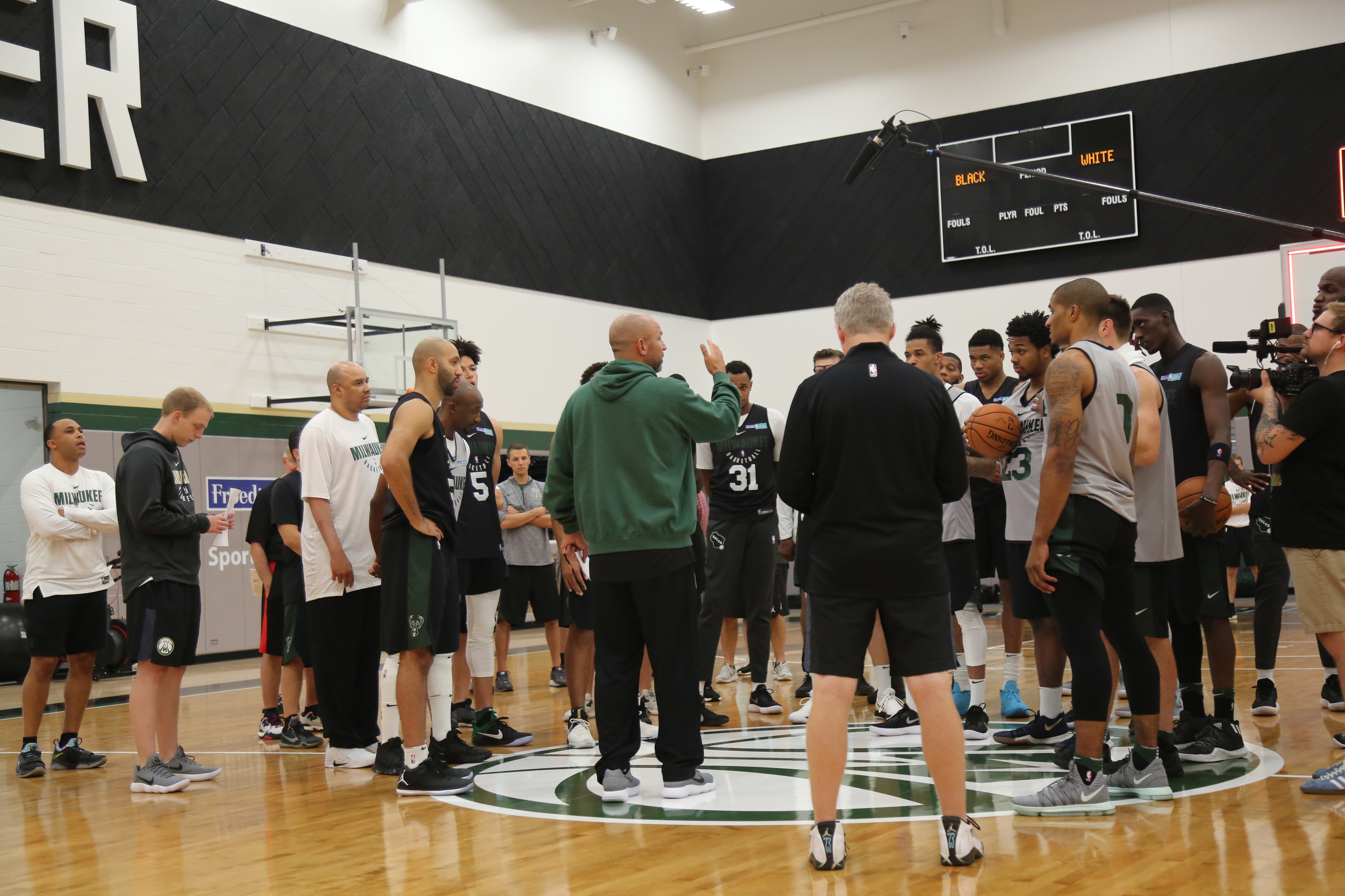 10 Photos Inside Training Camp Day One Milwaukee Bucks